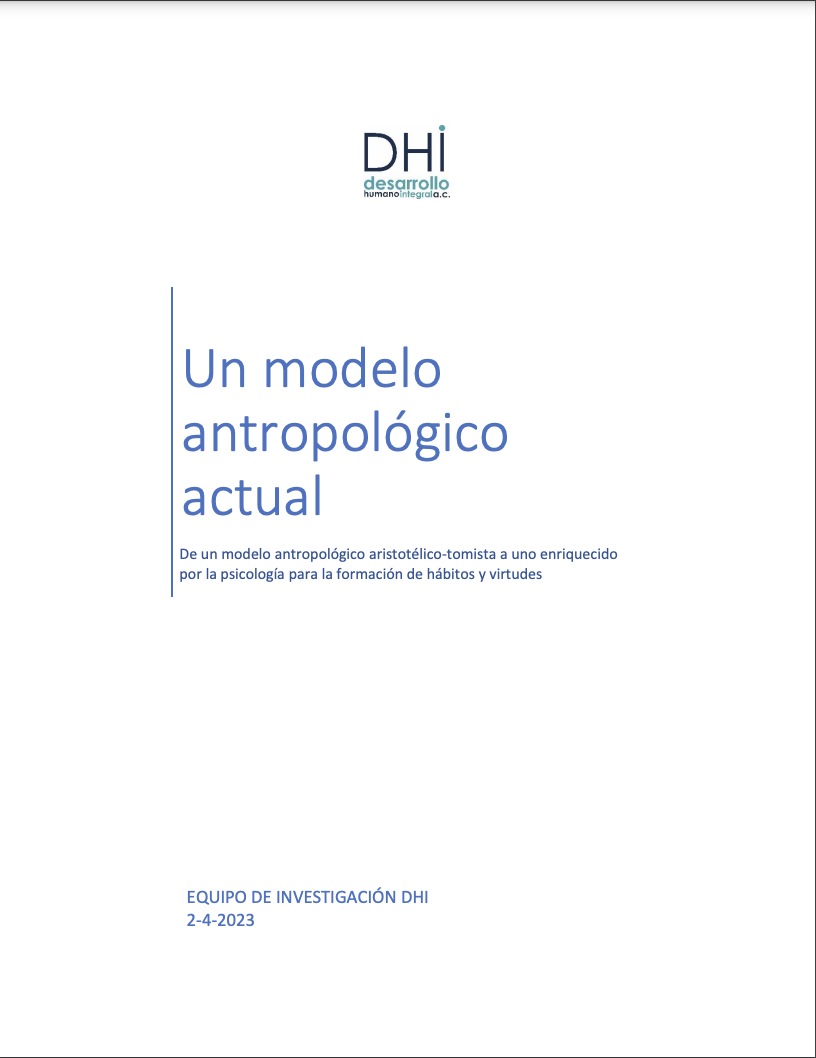 Un modelo antropológico actual